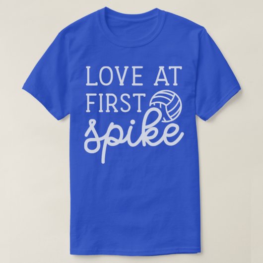 T-shirt L'Amour Au Premier Spike Volleyball Filles Garçons (Design devant)
