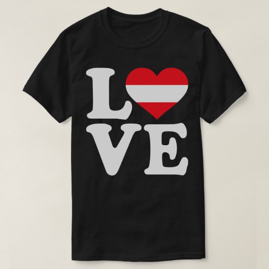T-shirt L'amour autrichien (Design devant)