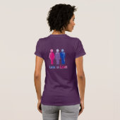 T-shirt L'amour bisexuel est amour affligé (Dos entier)