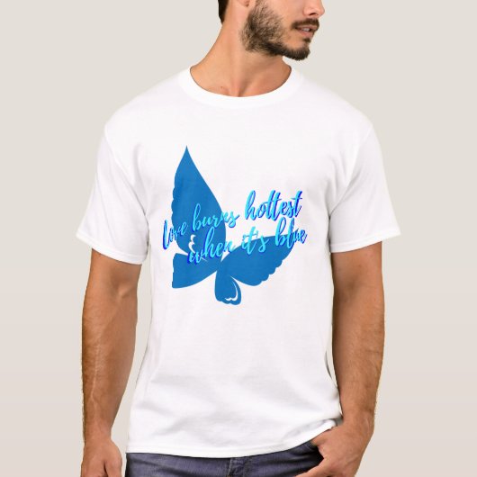 T-shirt L'amour brûle (Devant)