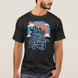 T-shirt L'amour comme Jésus chrétien Dieu Paroles sur le d