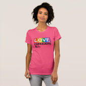 T-shirt L'AMOUR CONQUISE TOUS -.png (Devant entier)