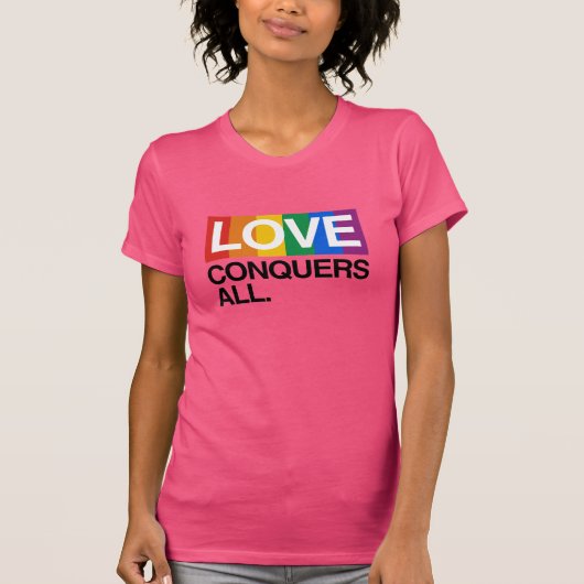 T-shirt L'AMOUR CONQUISE TOUS -.png (Devant)