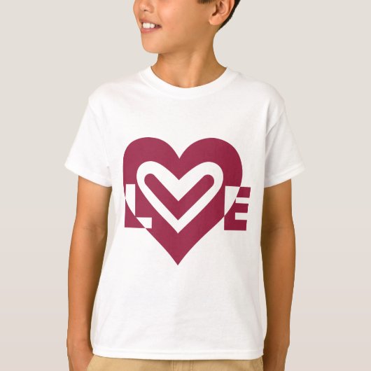 T-shirt L'amour dans le vin pourpre (Devant)