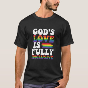 T-shirt L'amour de Dieu est entièrement inclusif gay LGBT