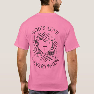 T-SHIRT L'AMOUR DE DIEU EST PARTOUT