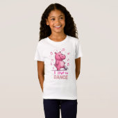 T-Shirt L'amour de la danse Hippo musical (Devant entier)