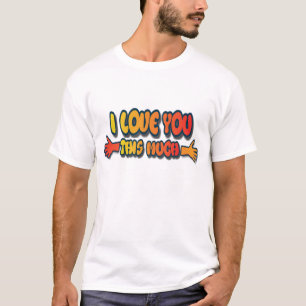 T-shirt l'amour de la fête des pères