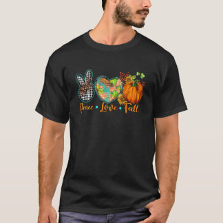 T-shirt L'Amour De La Paix Occidentale Tombe Le Buffle Vin