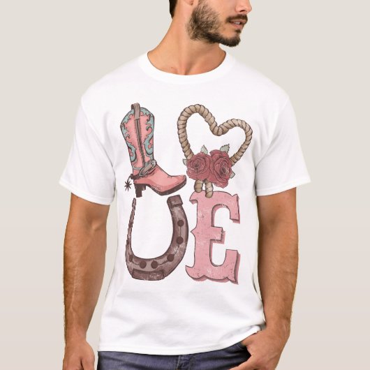 T-shirt L'amour de la Saint-Valentin (Devant)