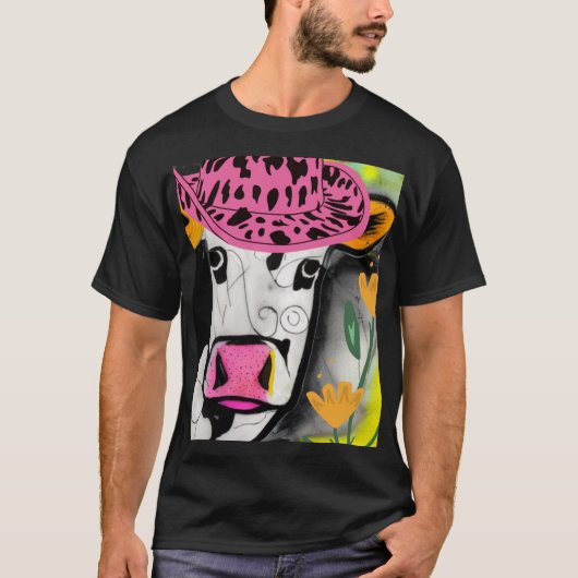 T-shirt L'amour de la vache (Devant)