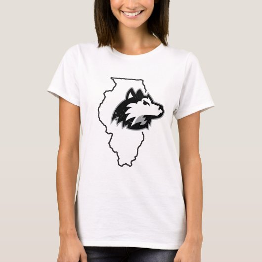T-shirt L'Amour de l'État de NIU Huskies (Devant)