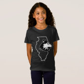 T-Shirt L'Amour de l'État de NIU Huskies (Devant entier)