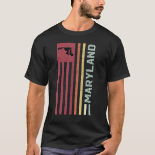 T-shirt L'Amour De L'Etat Rétro Vacances Bienvenue Carte A