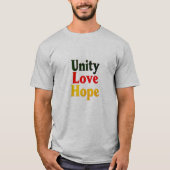 T-shirt L'amour de l'unité (Devant)
