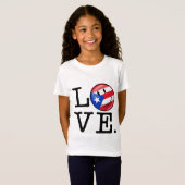 T-Shirt L'Amour De Porto Rico (Devant entier)