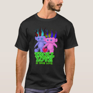 T-shirt L'amour de Troll est amour vrai