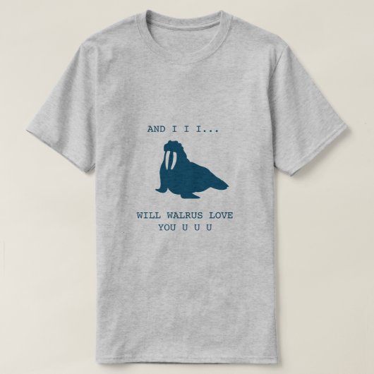 T-shirt L'Amour de Walrus (Design devant)