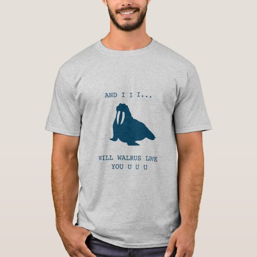 T-shirt L'Amour de Walrus (Devant)