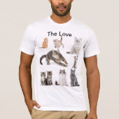 T-shirt L'amour des chats (Devant)