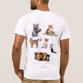 T-shirt L'amour des chats (Dos)