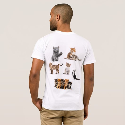 T-shirt L'amour des chats (Dos entier)