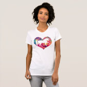 T-shirt L'amour des chevaux (Devant entier)