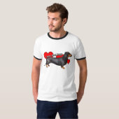 T-shirt L'Amour des Chiens Chauds (Devant entier)
