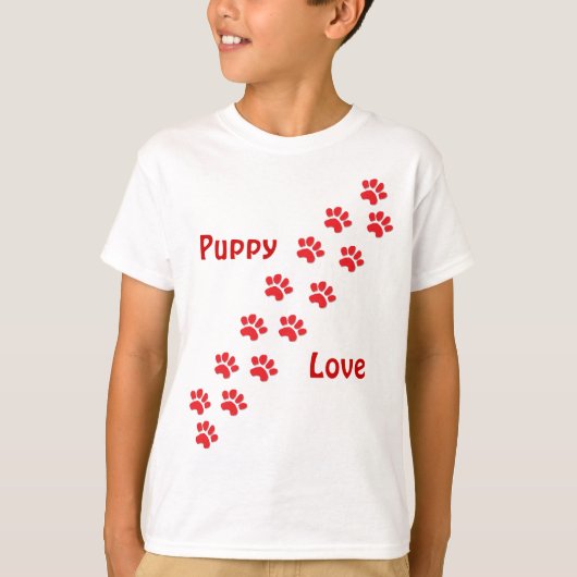 T-shirt L'amour des chiots (Devant)