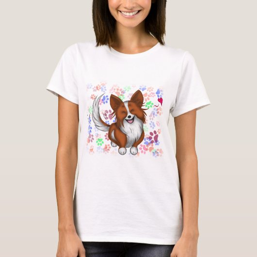 T-shirt L'amour des chiots (Devant)