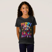 T-Shirt L'amour des chiots (Devant entier)
