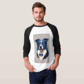 T-shirt L'amour des chiots (Devant entier)