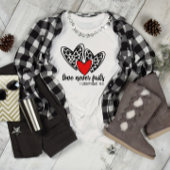 T-shirt L'amour des coeurs n'échoue jamais