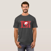 T-shirt L'amour des éléphants (Devant entier)