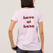T-shirt L'amour des laboratoires (Dos)