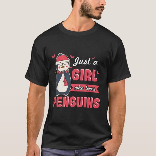 T-shirt L'amour des pingouins (Devant)