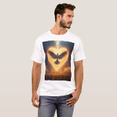 T-shirt "L'Amour Divin : le rayonnement de l'Esprit Saint" (Devant entier)