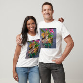 T-shirt "L'Amour Divin - Radha Krishna Art Tee (Unisexe)