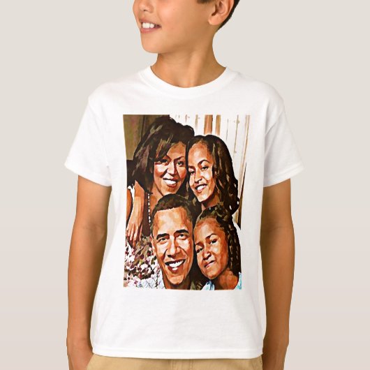 T-shirt L'amour d'Obama_ (Devant)