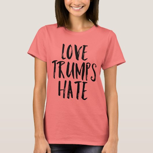 T-shirt L'amour domine la haine (Devant)