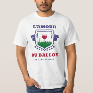 T-shirt L'AMOUR DU BALLON (vin) 