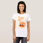 T-shirt L'amour du café (Devant entier)