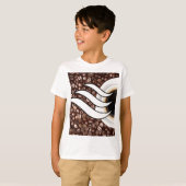 T-shirt L'amour du café (Devant entier)