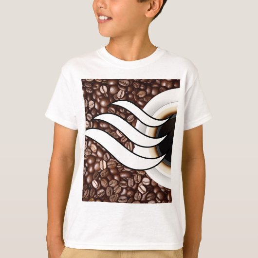 T-shirt L'amour du café (Devant)