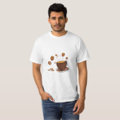 T-shirt L'amour du café (Devant entier)
