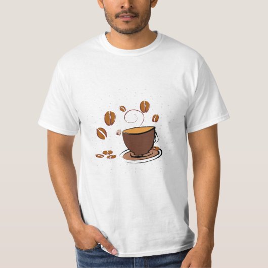 T-shirt L'amour du café (Devant)