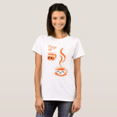 T-shirt L'amour du café (Devant entier)