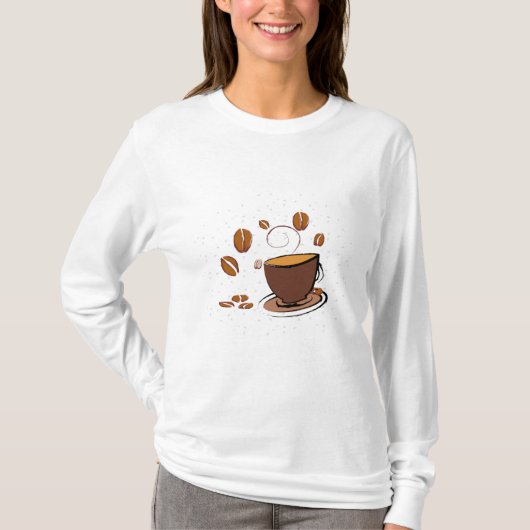 T-shirt L'amour du café (Devant)