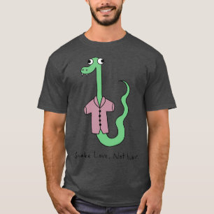 T-shirt L'amour du serpent pas la guerre 