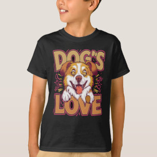 T-shirt L'amour d'un chien pur sans limite inconditionnel